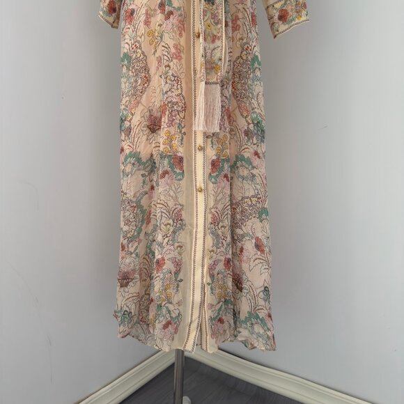 NWOT !Zimmermann Rebellion Pussybow Shirt Dress - Picture 7 of 11